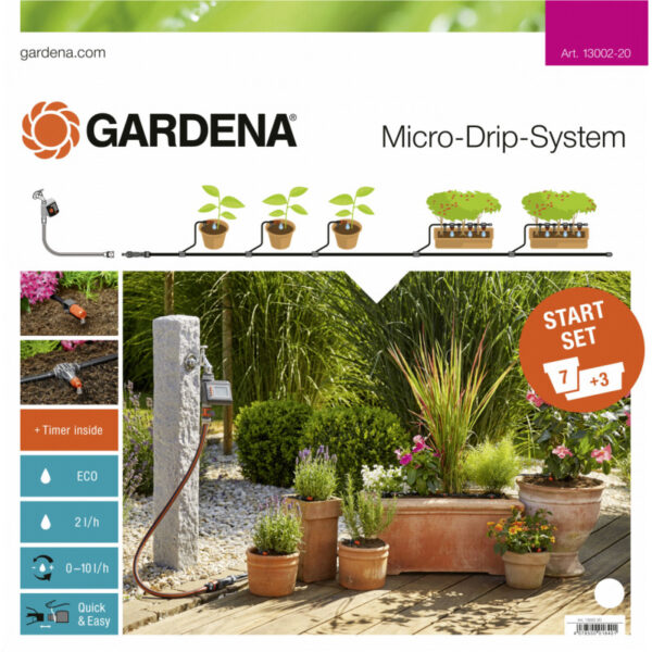 Gardena CG Micro-Drip stardikompl. potitaimedele M Autom.(7tk)