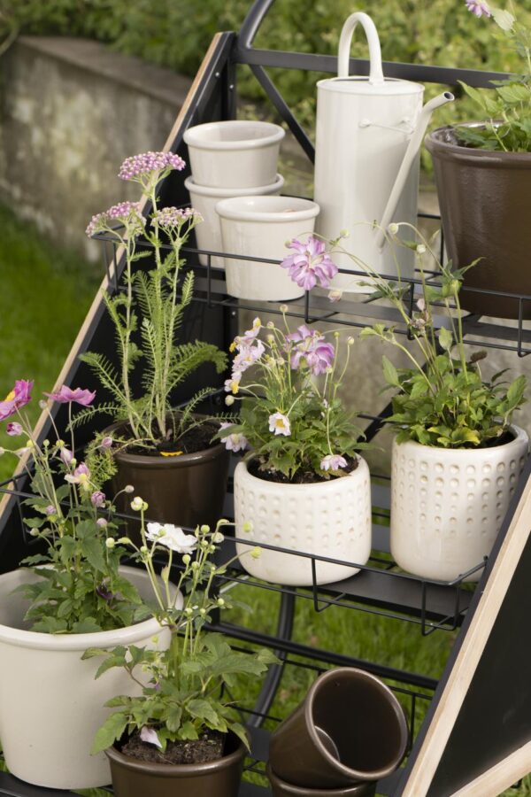 Lillepott Frida Ø15x h15,5cm kreem