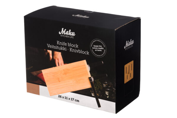 MAKU nugade hoidja 26x11x17cm bambusest