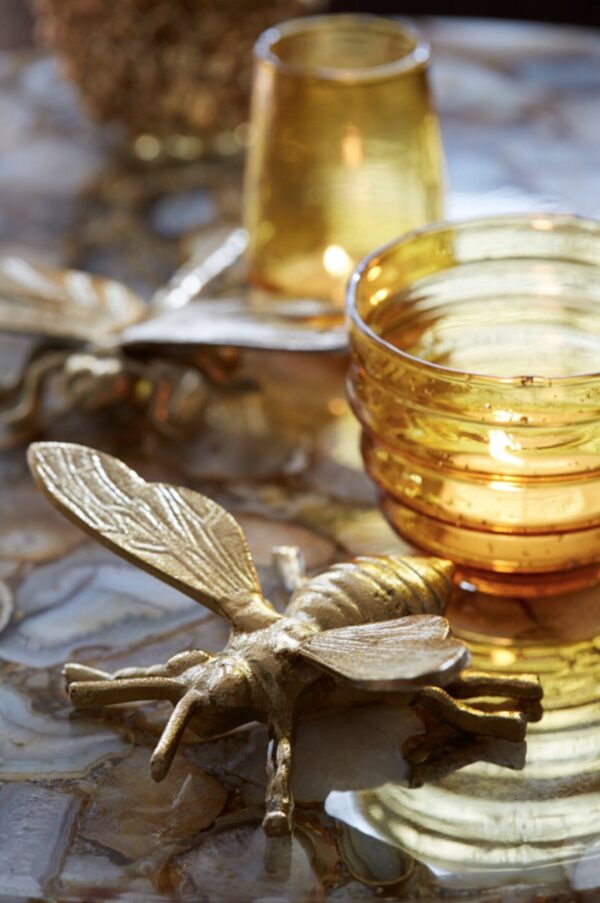 Dekoratsioon mesilane 20x16x7,5cm kuldne