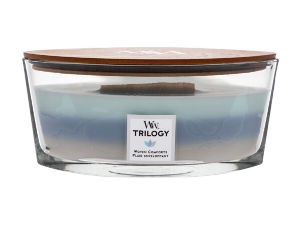 Lõhnaküünal Woodwick Woven Comforts, Trilogy ellipse