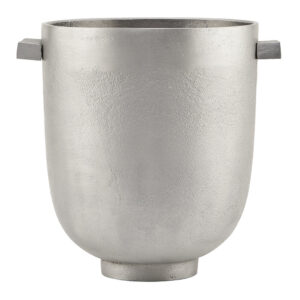 Lillepott Foem, Raw aluminium h23xd20cm