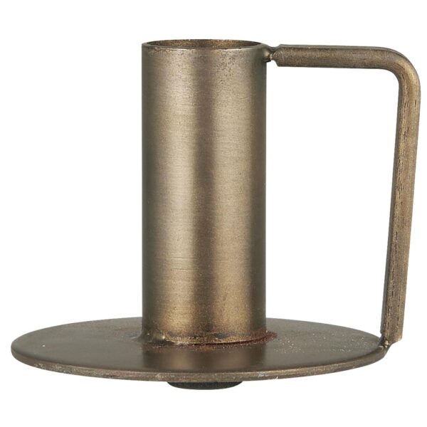 Küünlajalg käepidemega 7,5x7,8x h6,5cm pruun