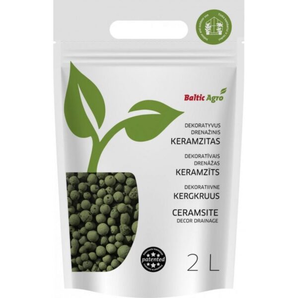 Dekoratiivne kergkruus roheline 2L