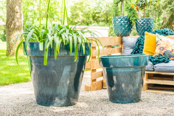 Õuepott Ashley 60xh53cm sinine