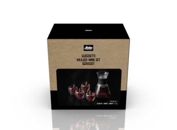 Maku hõõgveini komplekt karahvin + 4 klaasi