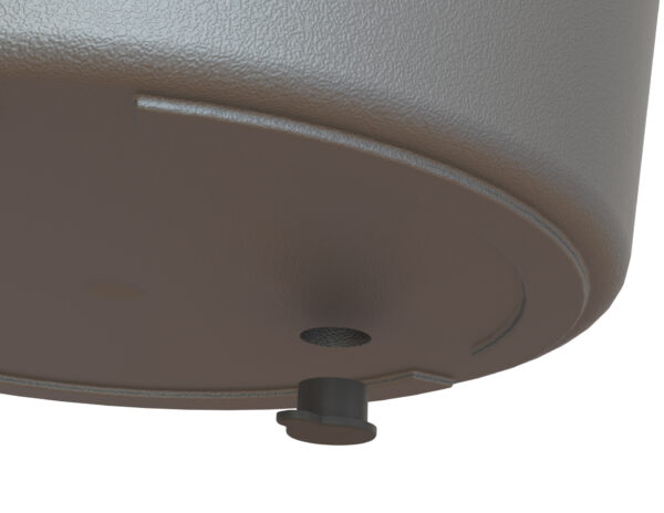 Lillepott Toscana Ø50cm antratsiit