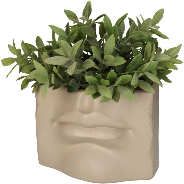 Lillepott huuled 16x11x21cm beez