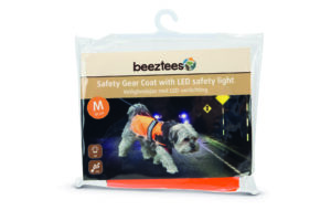 Beeztees ohutusvest koerale 50cm oranz m led tuled + usbga laetav