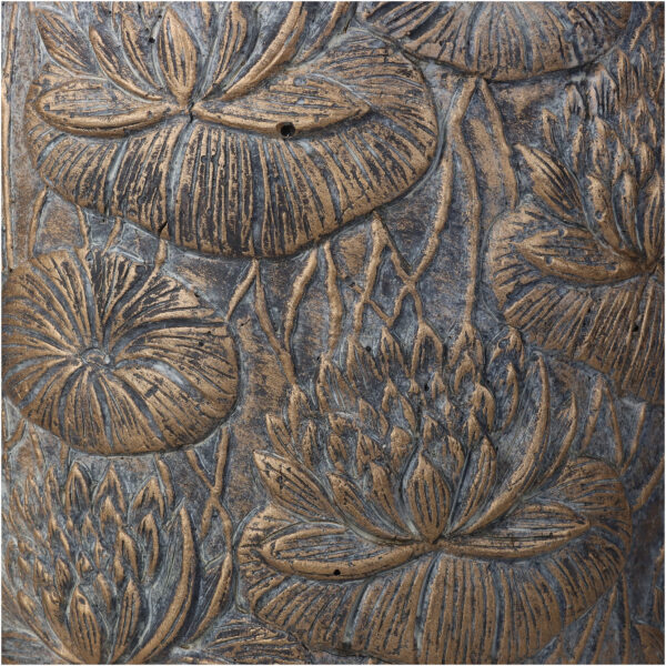 Lillepott Vesiroos 25x25x25cm kuldne