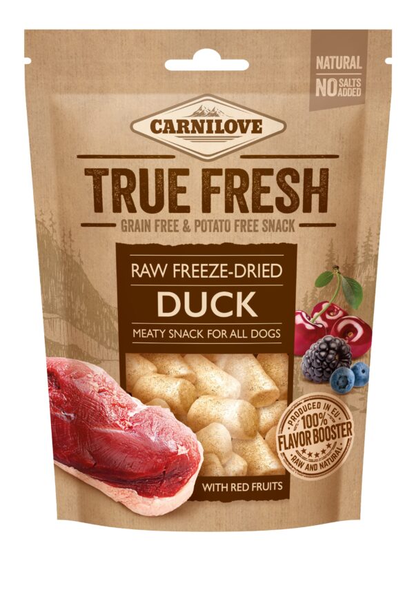 Koerte maius Carnilove Dog True Fresh Freeze-Dried Duck 40g