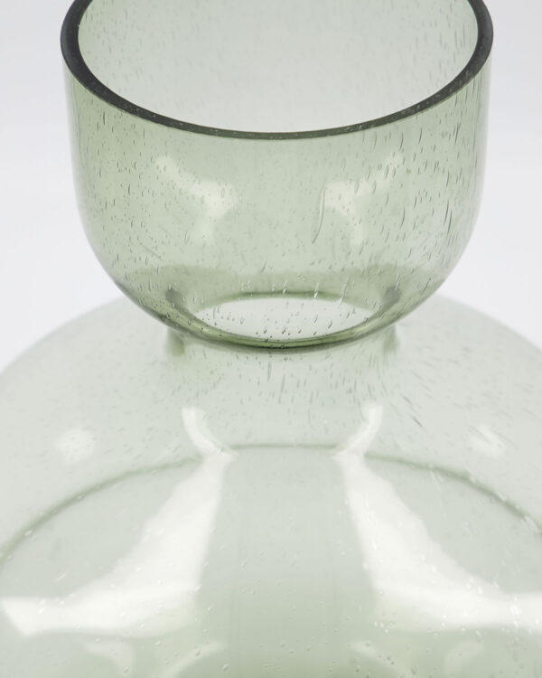 Vaas Organi roheline d24x h35cm klaasist