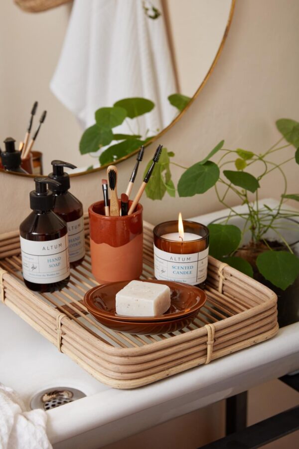 Lõhnaküünal ALTUM Golden Grass h8,3x d7,3cm