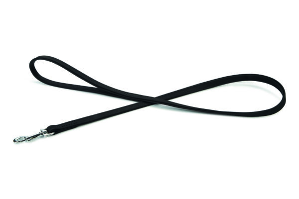 Beeztees jalutusrihm koerale 110cm x14mm nahast must buffalo