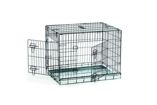 Beeztees koerapuur 78x55x61cm must 2-ukseline