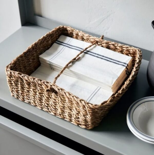 Korv punutud Naba 23x23x h7cm pruun