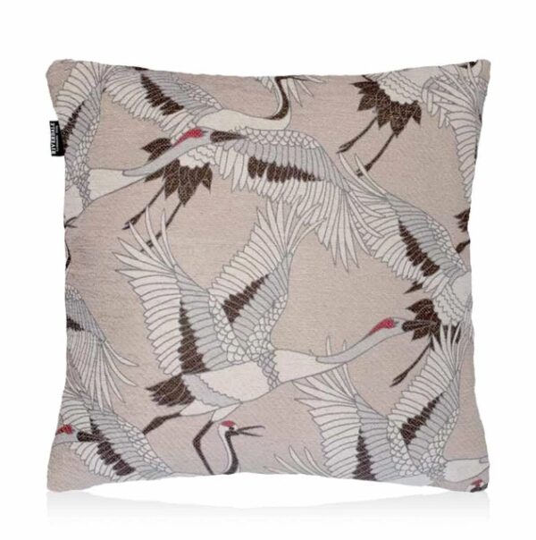Dekoratiivpadi Crane 45x45cm liivakarva