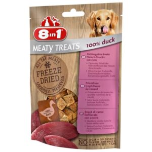 Maius 8in1 MEATY TREATS külmkuivatatud pardipalad koertele, 50g