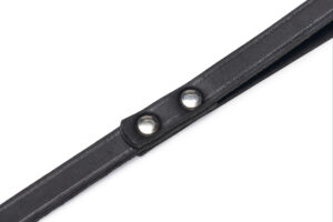 Jalutusrihm BZ nahast 200cm x 20mm must