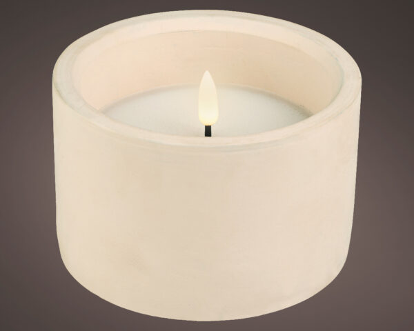 Küünal LED d12,3x h8cm soe valge IP44, pat.