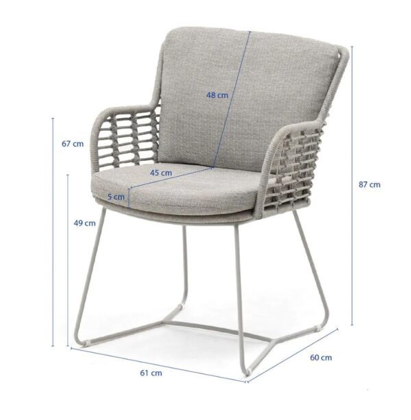 Aiatool Fabrice valge 61x60x87cm