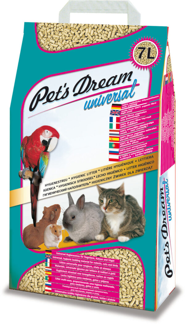 Universal puidugraanulid Pet's Dream 7L