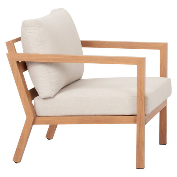 Aiamööbli komplekt Katinka diivan, laud, 2 tooli kreem