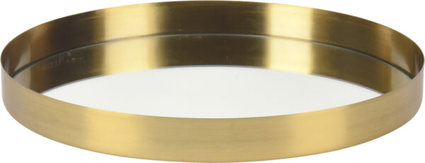 Peegel kuldse äärega d31cm