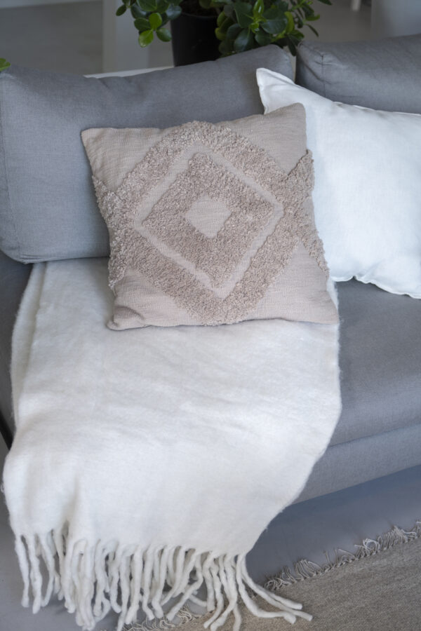 Pleed Lupaus 125x150cm valge