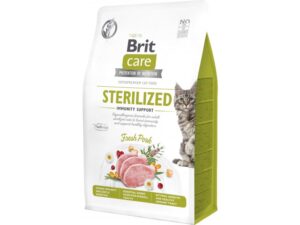 Brit Care kassitoit GF Sterilized Immunity Support 0,4kg