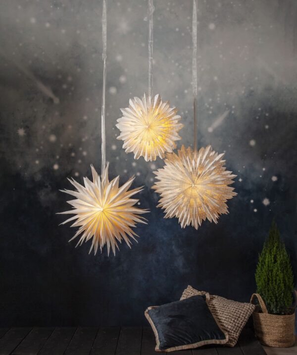 Dekoratiivtäht rippuv, valgustatav H45cm