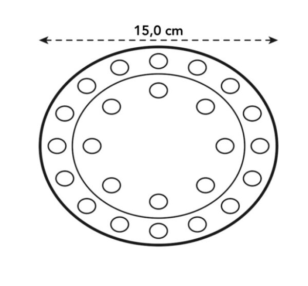 Põrandakaitse Elho 15cm läbipaistev