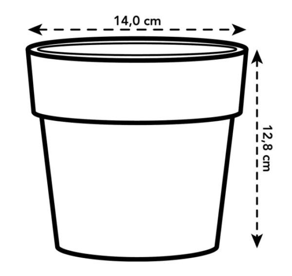 Lillepott B.for original Ø14x h13cm must