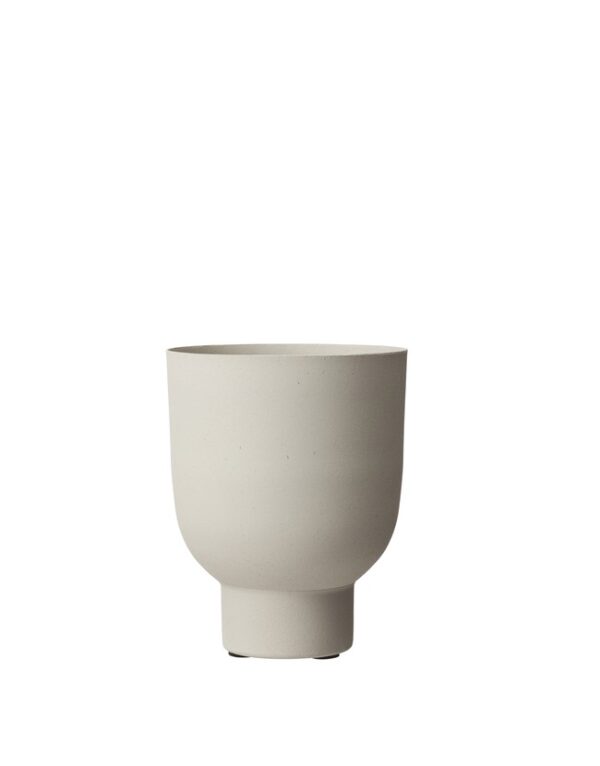 Lillepott Anga Ø13x h16cm kreem