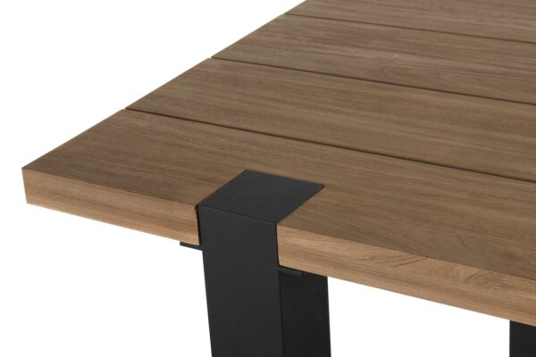 Aialaud Esmee tiigipuu must 200x100x77cm