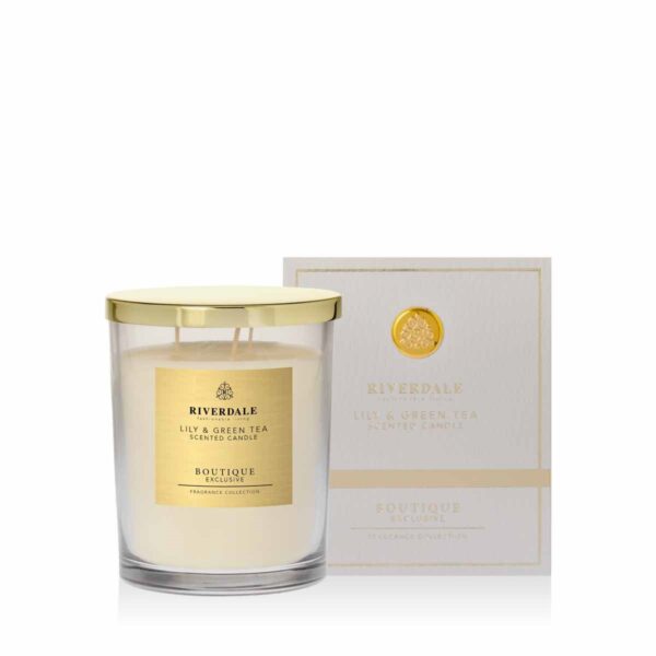 Lõhnaküünal 22h Boutique Lily & Green Tea