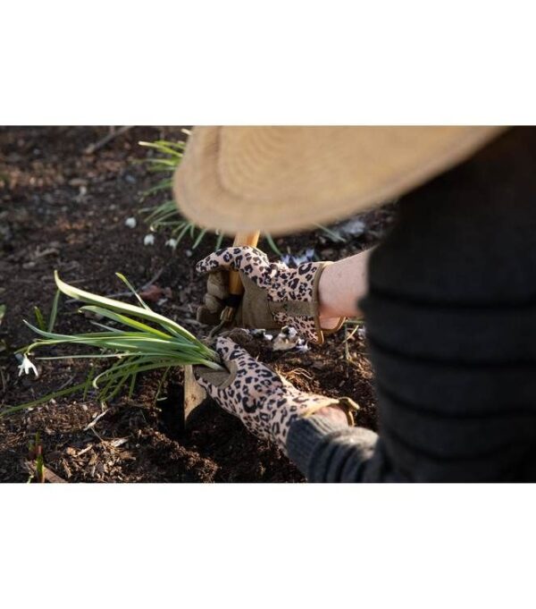 Töökindad Mechanix Ethel Garden Leopard Tan M