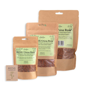 Redis ‘China Rose’ seemned idandamiseks ja võrsete kasvatamiseks 100g