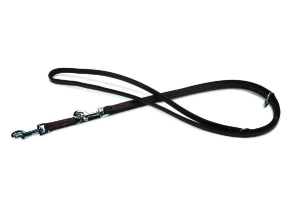 Beeztees treeningrihm koerale 200cm x14mm pruun nahast vintage