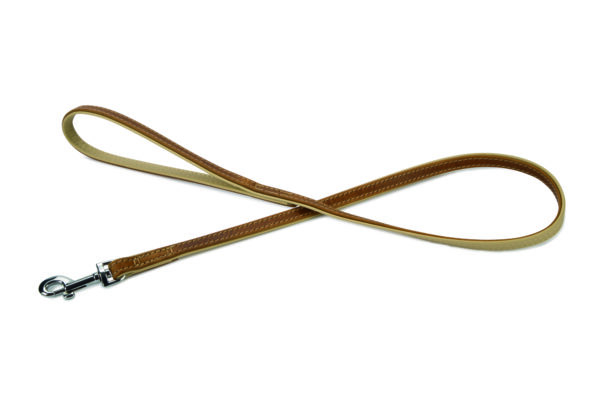 Beeztees jalutusrihm koerale 100cm x14mm nahast pruun