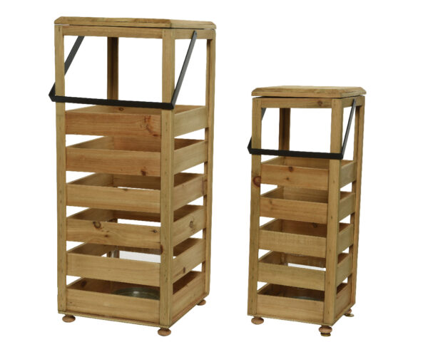 Latern 18,5x18,5x h49 sangaga kuusk