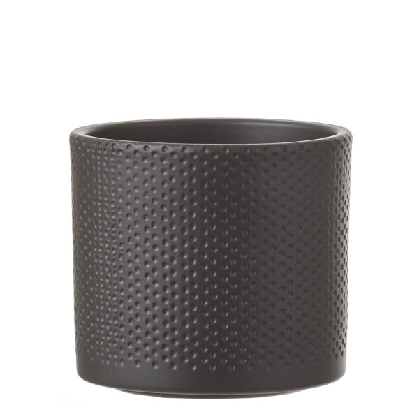 Lillepott Era reljeefne Ø23x h21,5cm tumehall