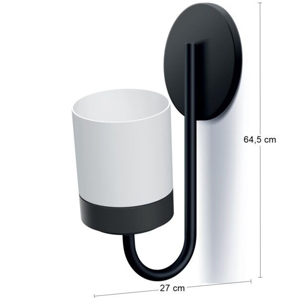 Lillepott Bloomie hanger seinale 27x23,5x h64,5cm valge