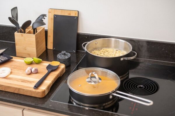 Söögiriistade hoidik bambus 14x14x16cm