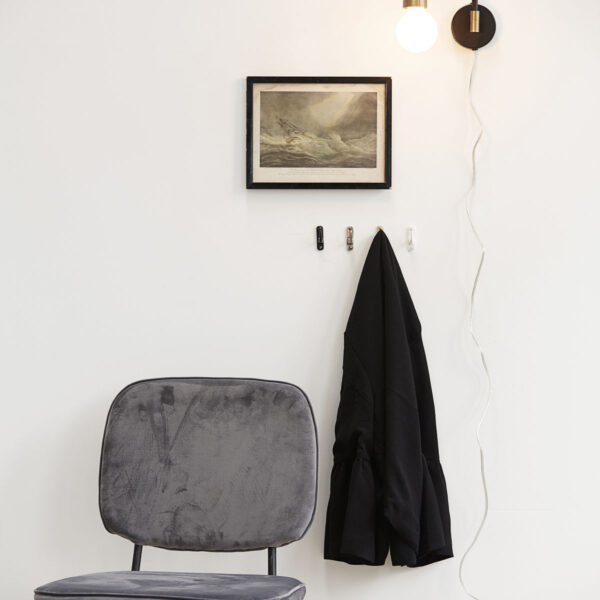 Seinalamp Molecular must/messing 22cm