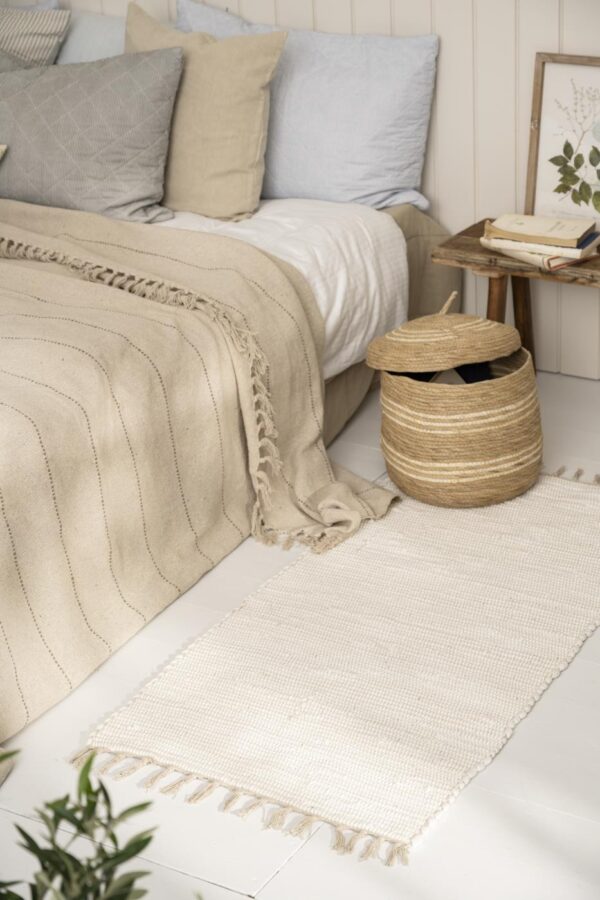 Puuvillane vaip kreem 60x120cm