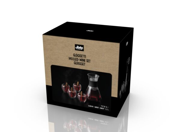 Maku hõõgveini komplekt karahvin + 4 klaasi