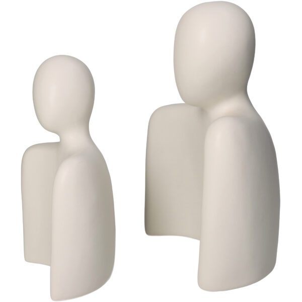 Armastajad 20x14x26cm valge