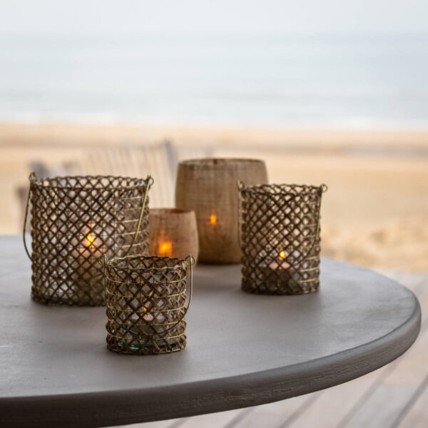 Latern Sisco d25x25cm pruun