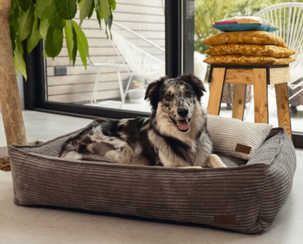 Pesa ribbed pruun 65x60x20cm